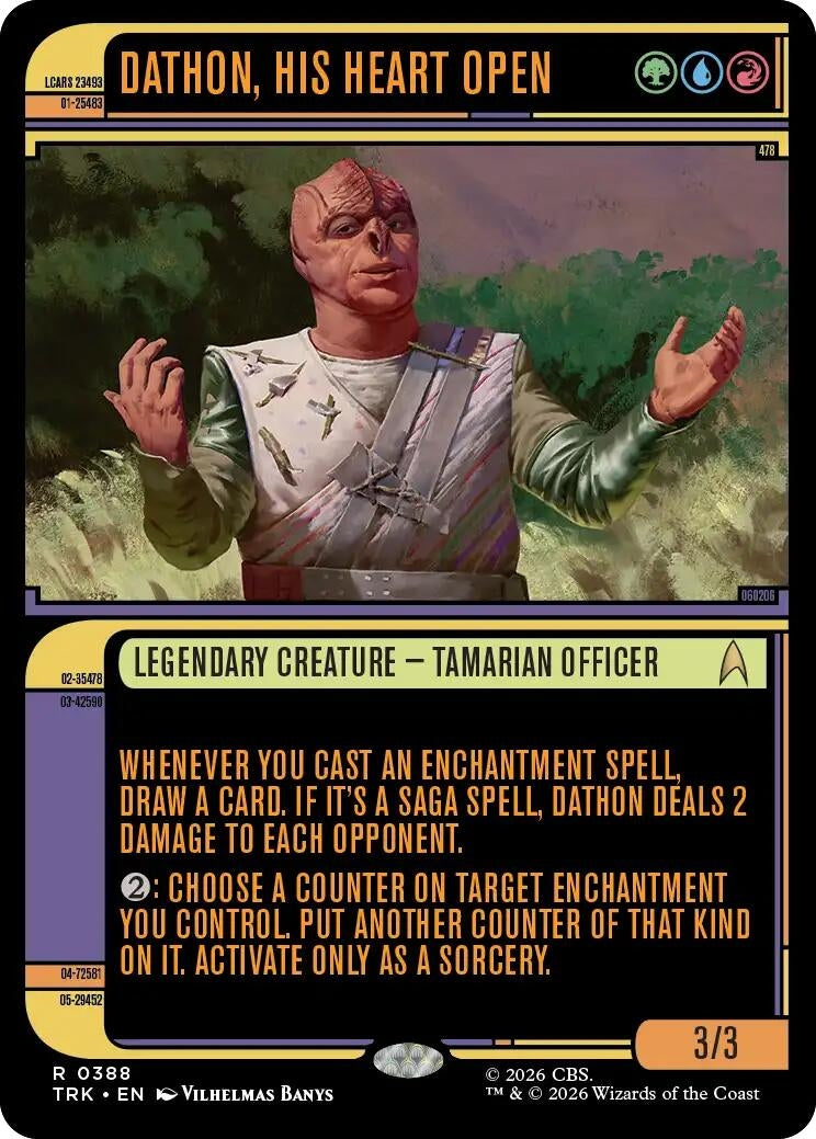 Image for Dathon, His Heart Open (Showcase) (388) (TRK) - Magic: The Gathering