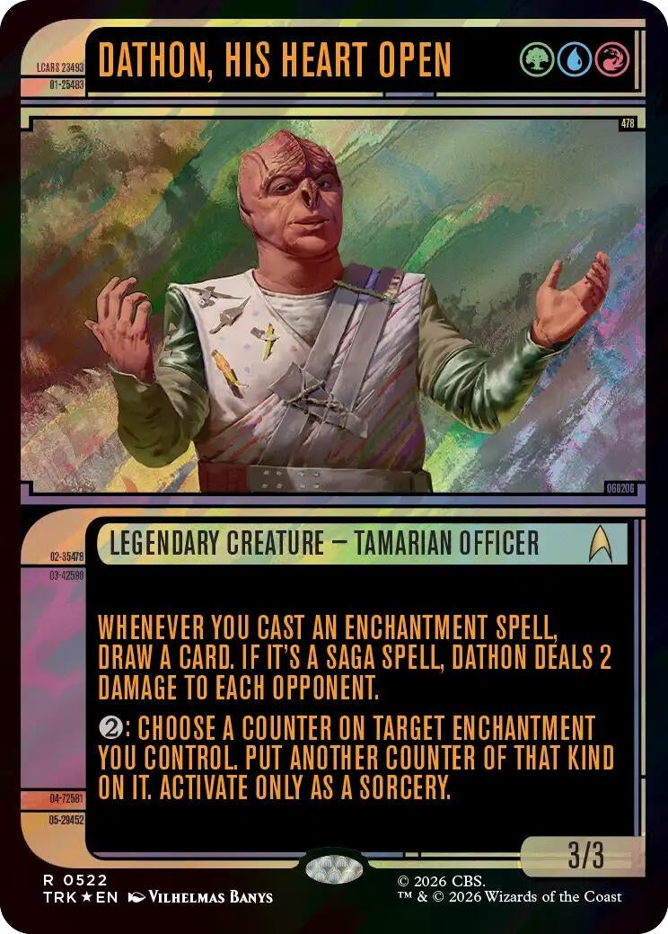 Image for Dathon, His Heart Open (Showcase) (Surge Foil) (522) (TRK) - Magic: The Gathering