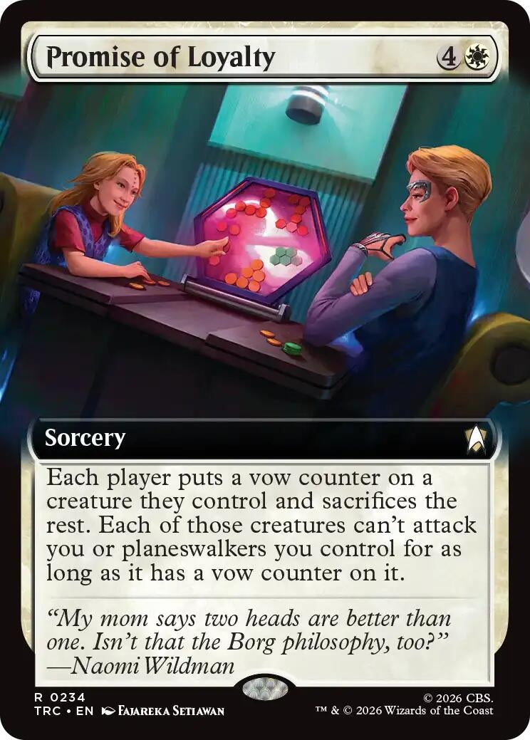 Image for Promise of Loyalty (Extended Art) (234) (TRC) - Magic: The Gathering