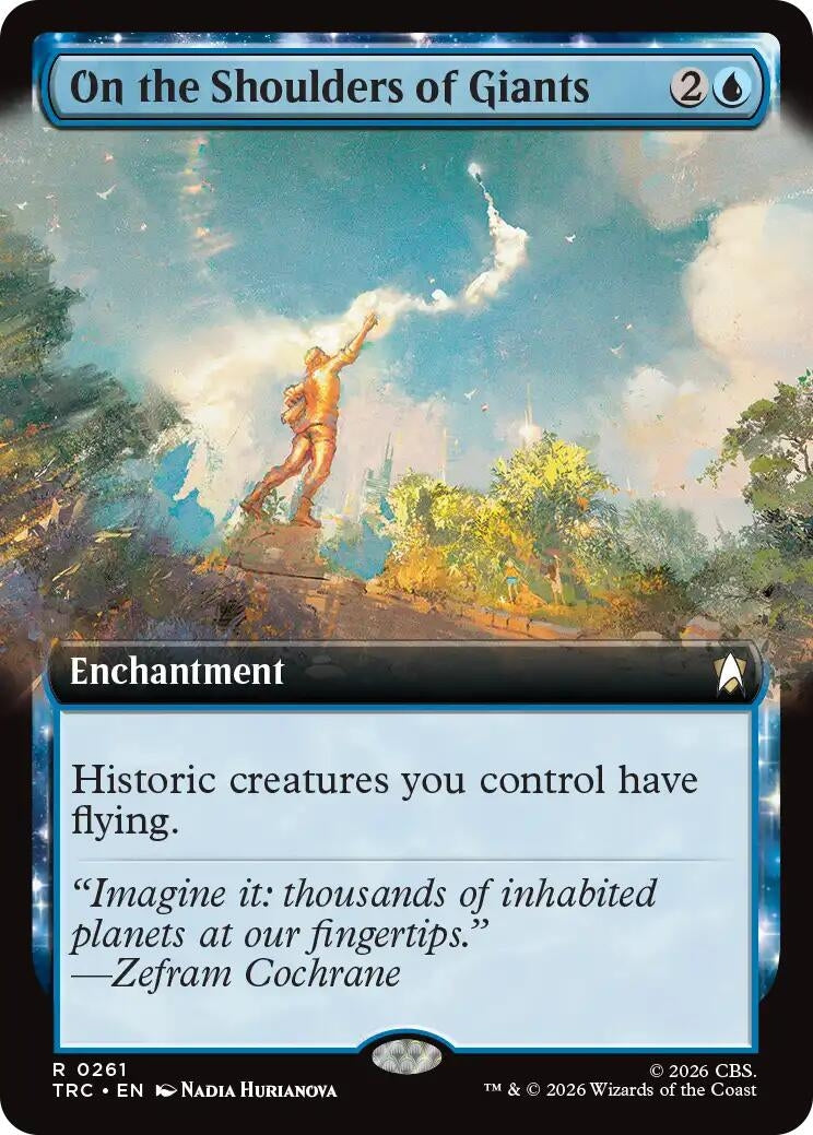 Image for On the Shoulders of Giants (Extended Art) (261) (TRC) - Magic: The Gathering