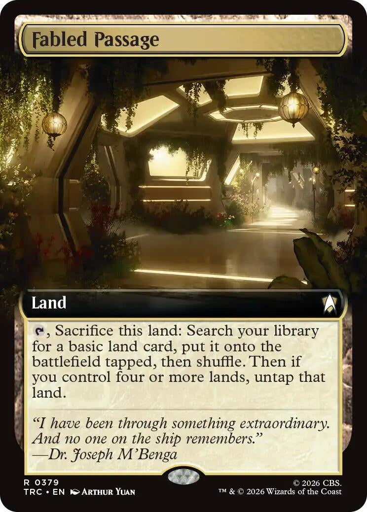 Image for Fabled Passage (Extended Art) (379) (TRC) - Magic: The Gathering