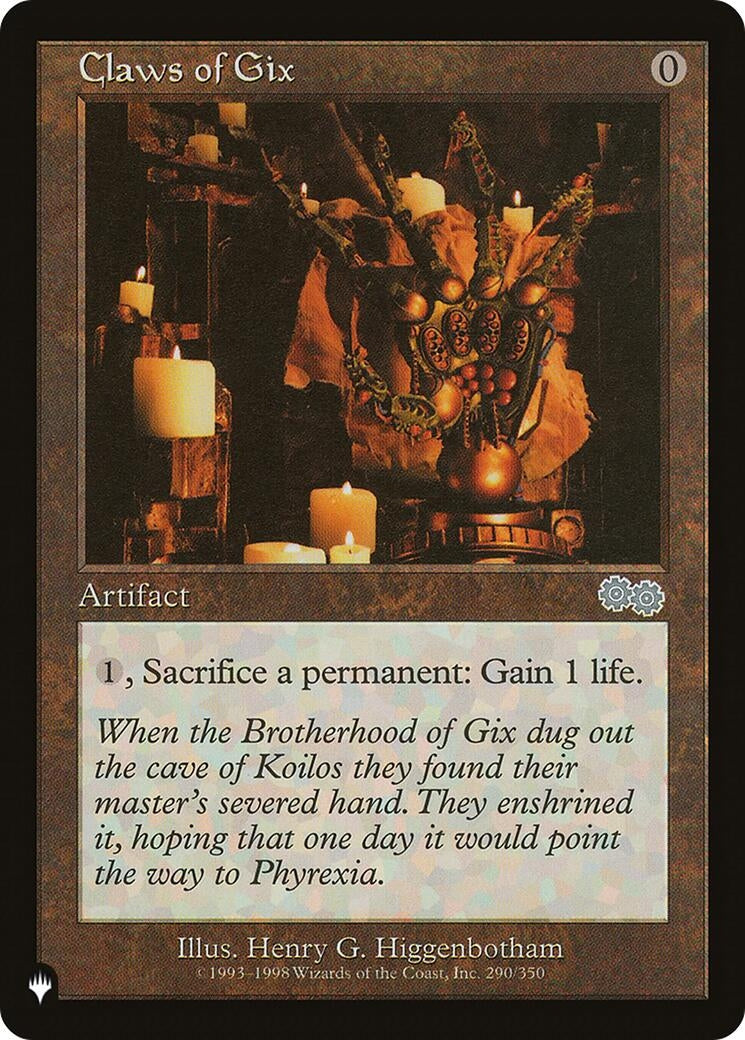 Image for Claws of Gix (290) (LIST) - Magic: The Gathering