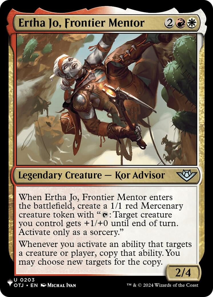 Image for Ertha Jo, Frontier Mentor (203) (LIST) - Magic: The Gathering