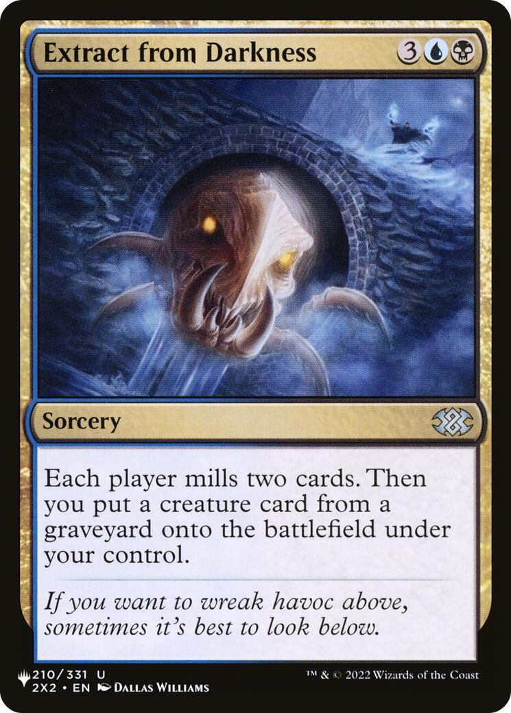 Image for Extract from Darkness (210) (LIST) - Magic: The Gathering