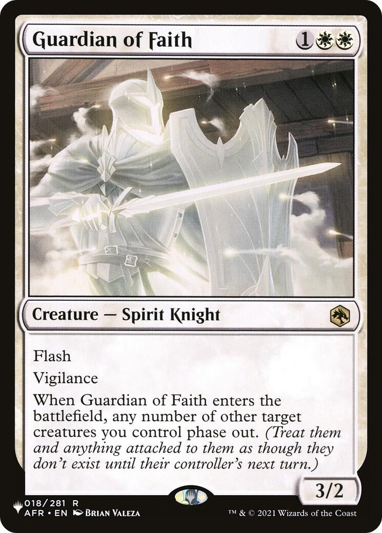 Image for Guardian of Faith (18) (LIST) - Magic: The Gathering