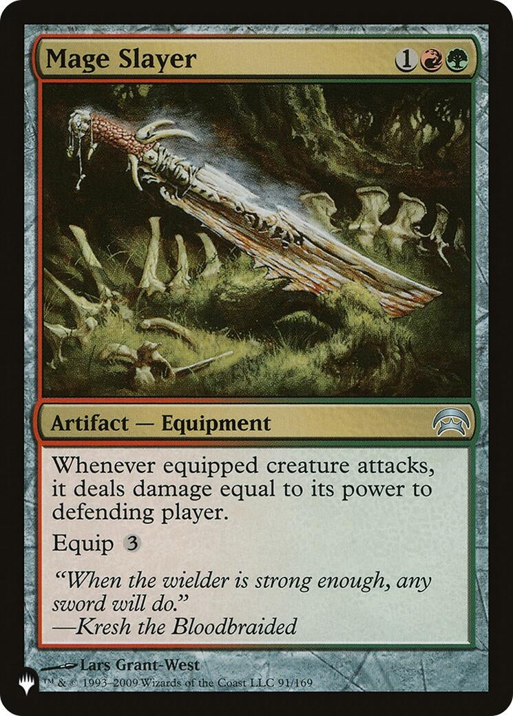 Image for Mage Slayer (91) (LIST) - Magic: The Gathering