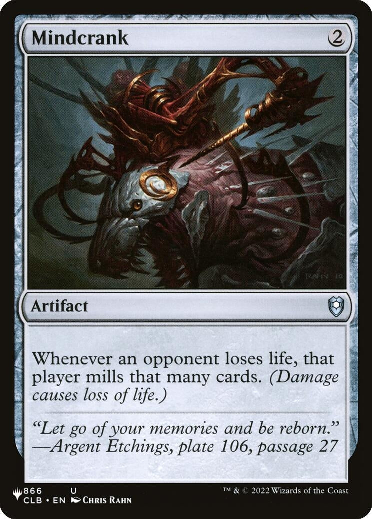 Image for Mindcrank (866) (LIST) - Magic: The Gathering
