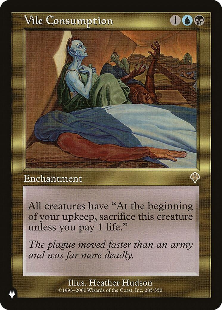 Image for Vile Consumption (285) (LIST) - Magic: The Gathering