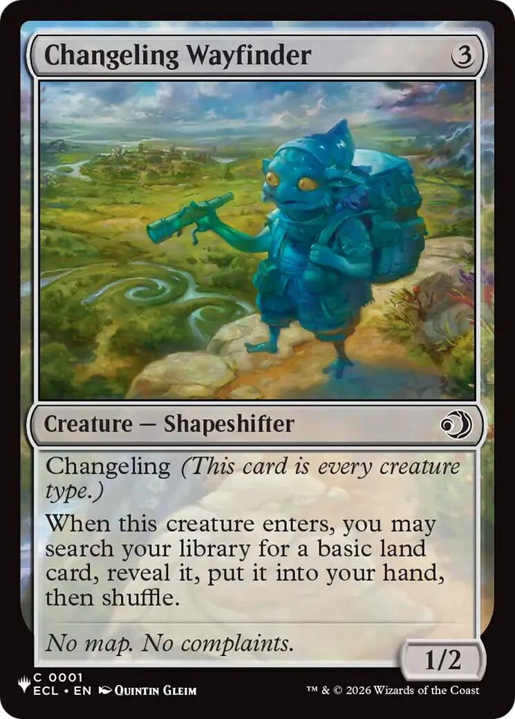 Image for Changeling Wayfinder (1) (LIST) - Magic: The Gathering