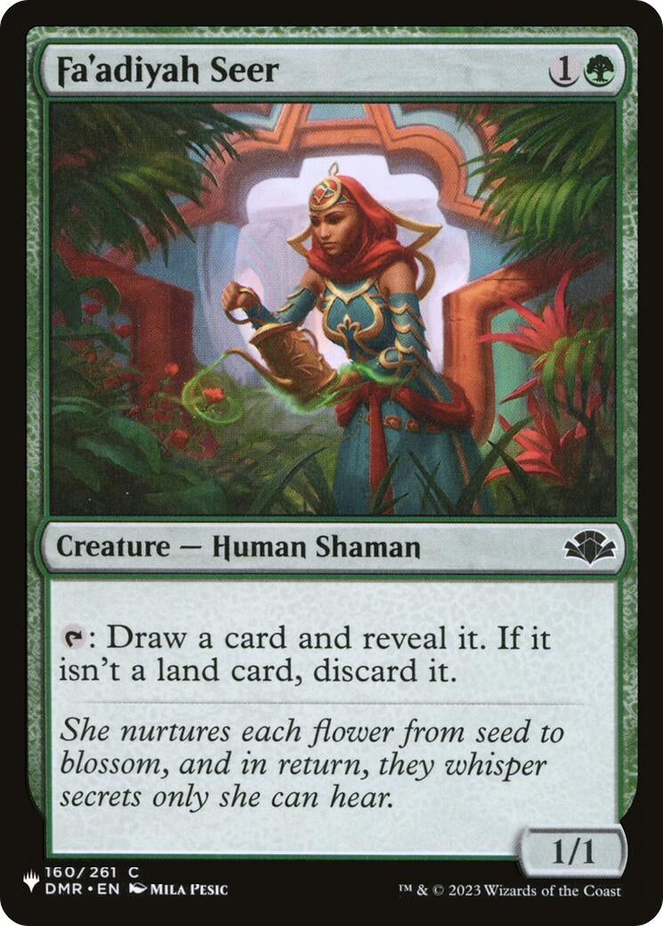 Image for Fa'adiyah Seer (160) (LIST) - Magic: The Gathering