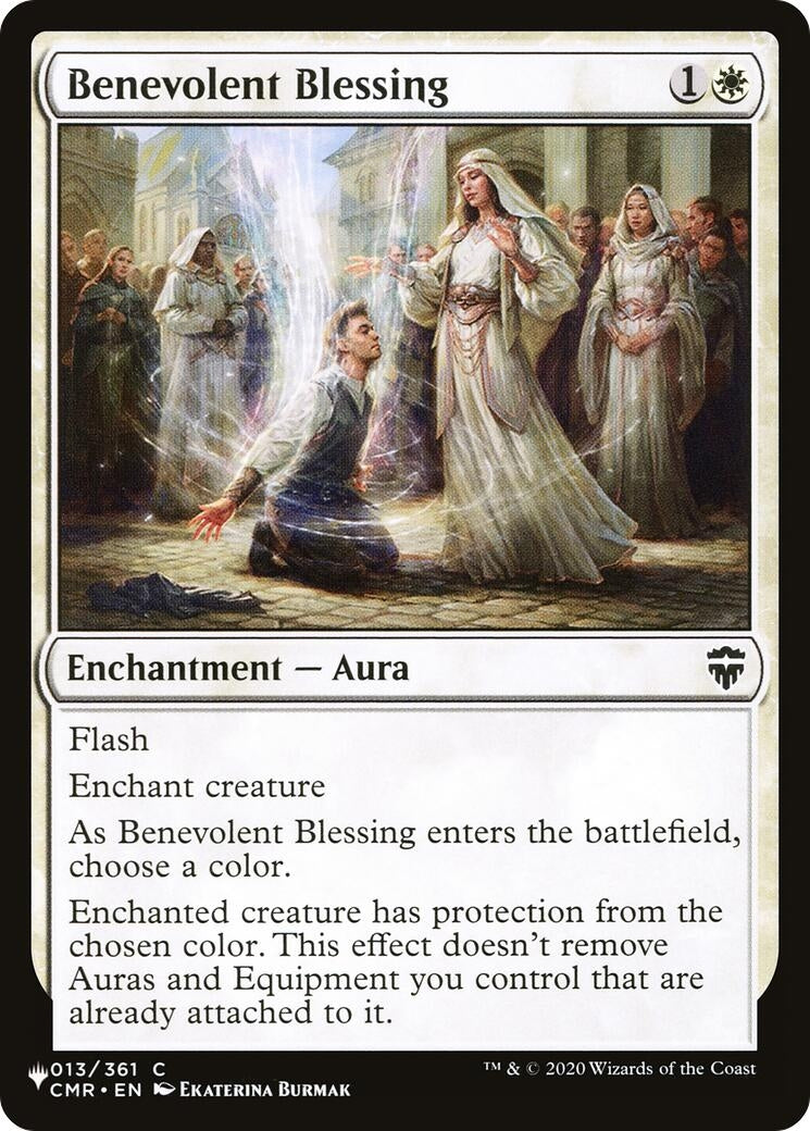 Image for Benevolent Blessing (13) (LIST) - Magic: The Gathering