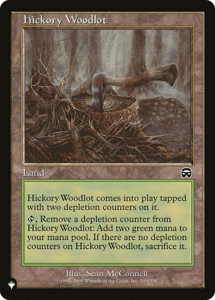 Image for Hickory Woodlot (319) (LIST) - Magic: The Gathering