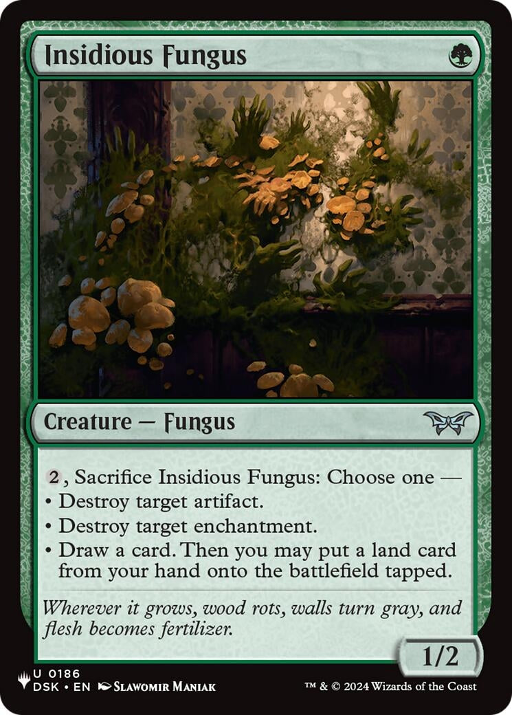 Image for Insidious Fungus (186) (LIST) - Magic: The Gathering