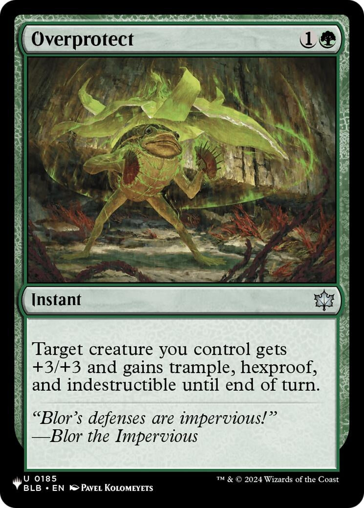 Image for Overprotect (185) (LIST) - Magic: The Gathering