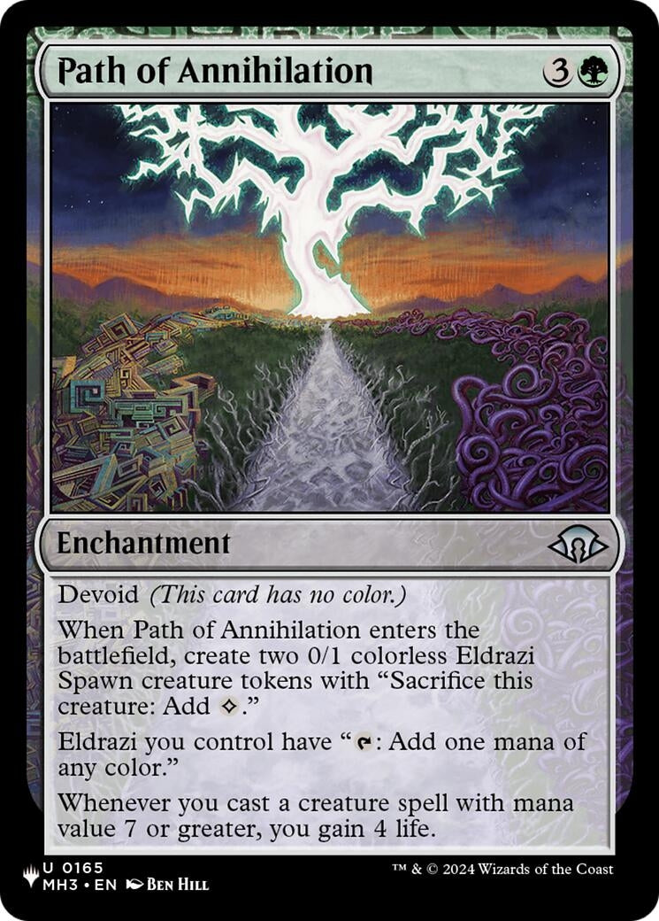 Image for Path of Annihilation (165) (LIST) - Magic: The Gathering