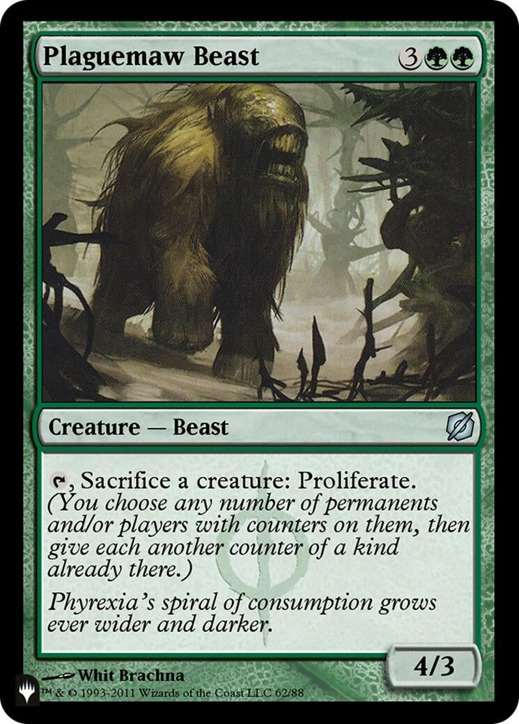 Image for Plaguemaw Beast (87) (LIST) - Magic: The Gathering
