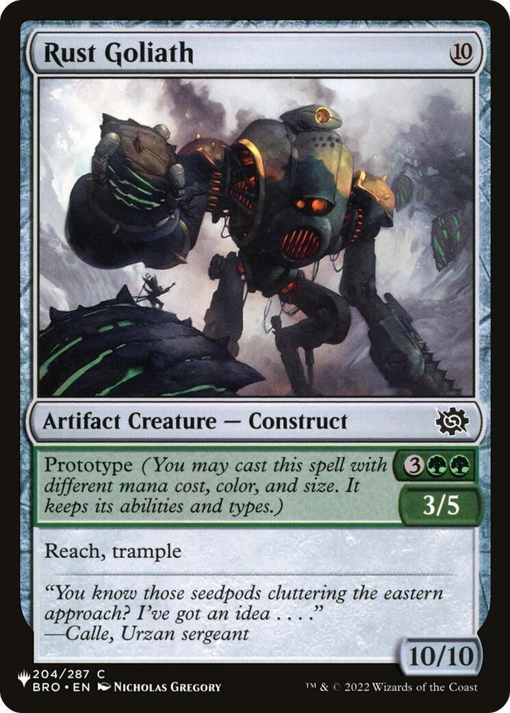 Image for Rust Goliath (204) (LIST) - Magic: The Gathering