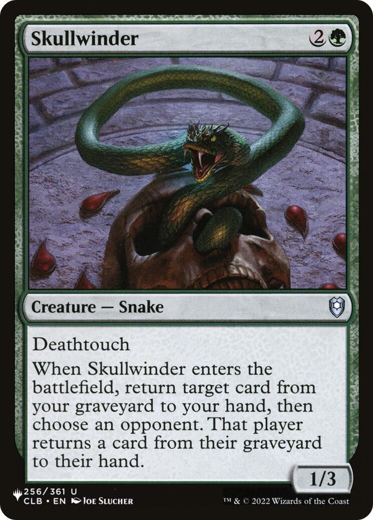 Image for Skullwinder (256) (LIST) - Magic: The Gathering