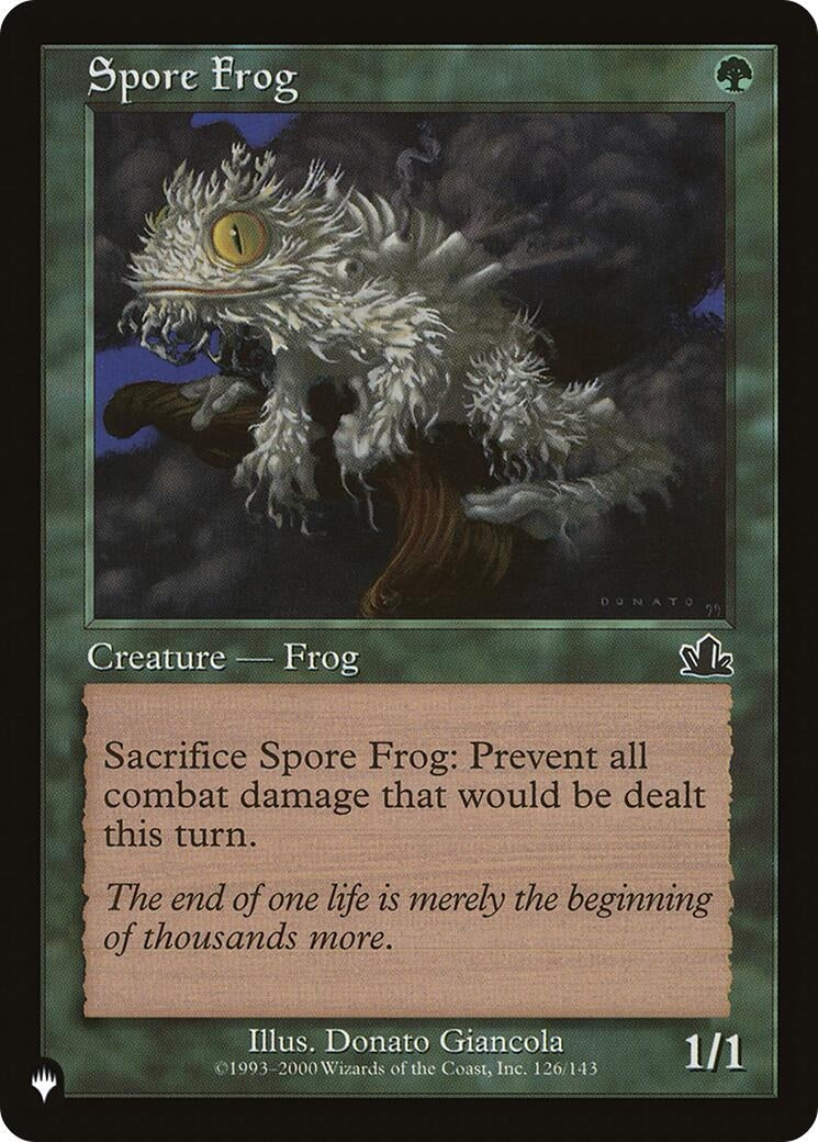 Image for Spore Frog (126) (LIST) - Magic: The Gathering
