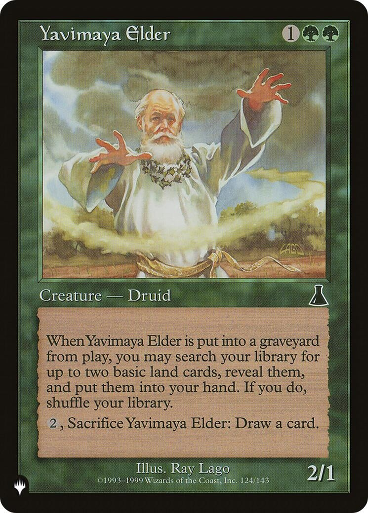 Image for Yavimaya Elder (UDS) (124) (LIST) - Magic: The Gathering
