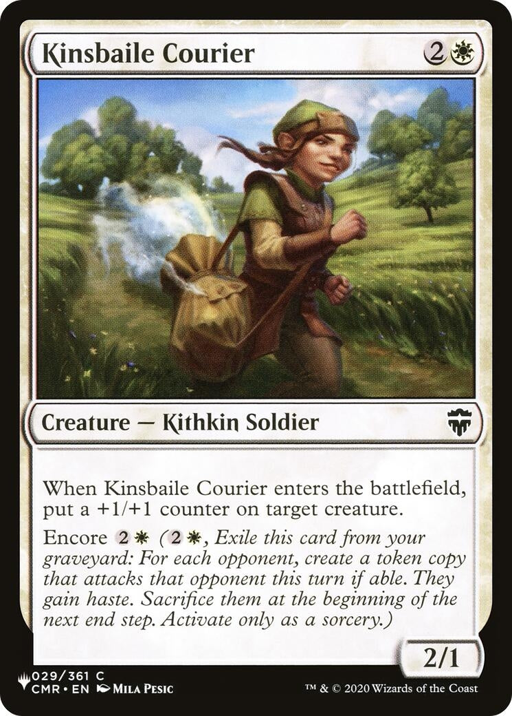 Image for Kinsbaile Courier (29) (LIST) - Magic: The Gathering