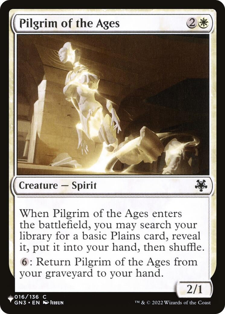 Image for Pilgrim of the Ages (16) (LIST) - Magic: The Gathering