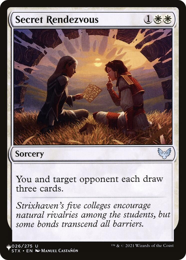 Image for Secret Rendezvous (26) (LIST) - Magic: The Gathering