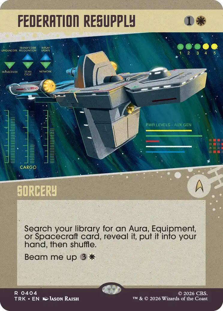 Image for Federation Resupply (Showcase) (404) (TRK) - Magic: The Gathering