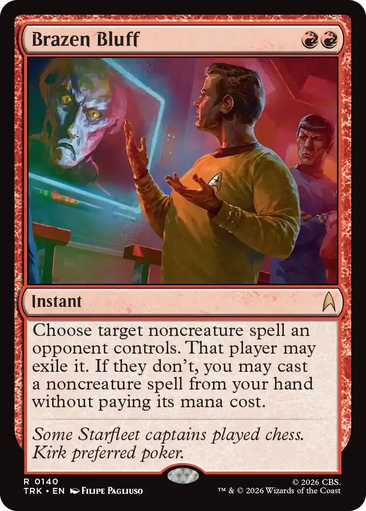 Image for Brazen Bluff (140) (TRK) - Magic: The Gathering