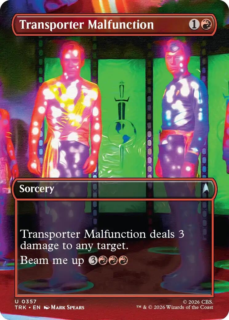 Image for Transporter Malfunction (Borderless) (357) (TRK) - Magic: The Gathering