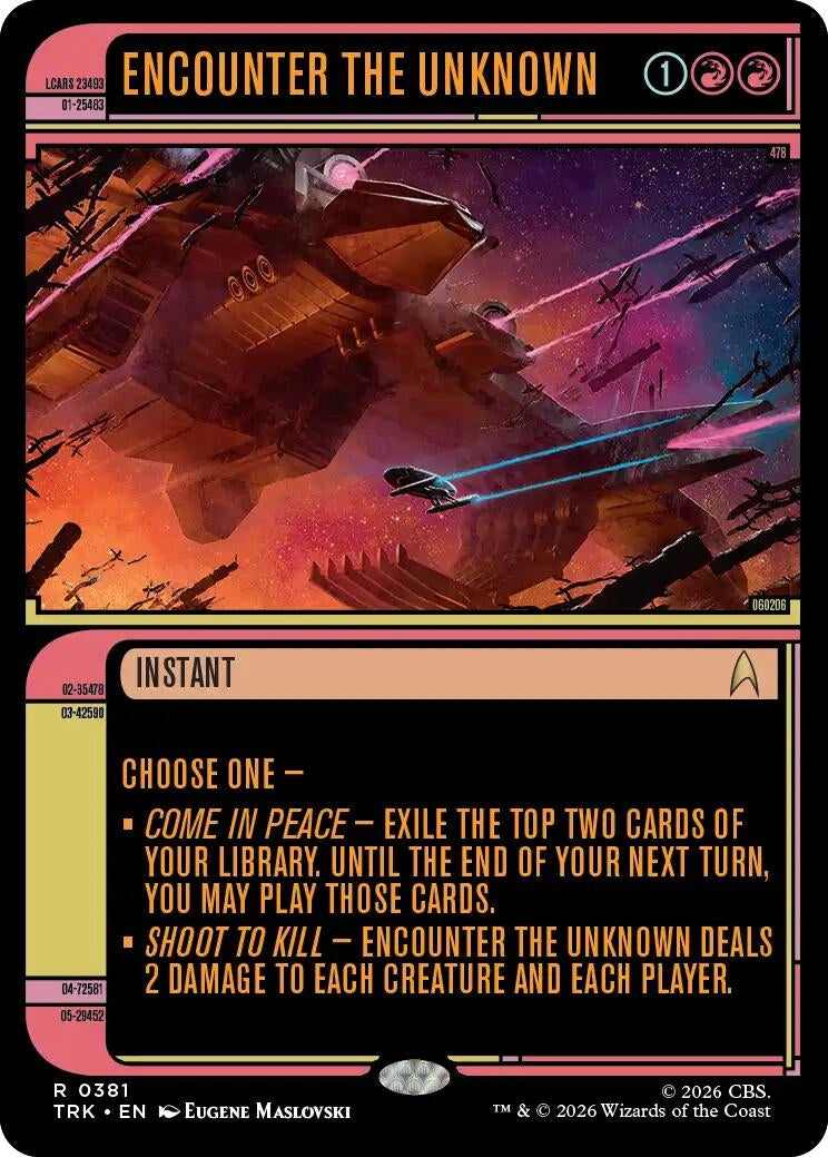 Image for Encounter the Unknown (Showcase) (381) (TRK) - Magic: The Gathering