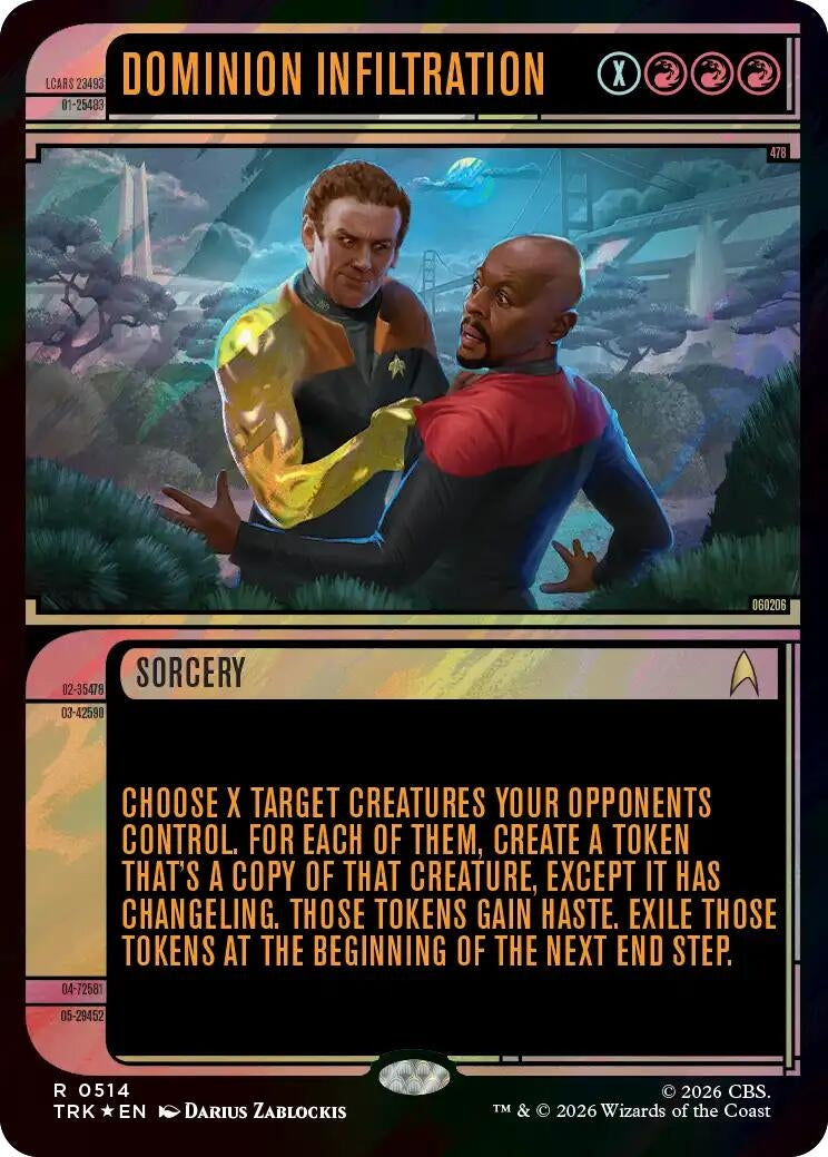 Image for Dominion Infiltration (Showcase) (Surge Foil) (514) (TRK) - Magic: The Gathering
