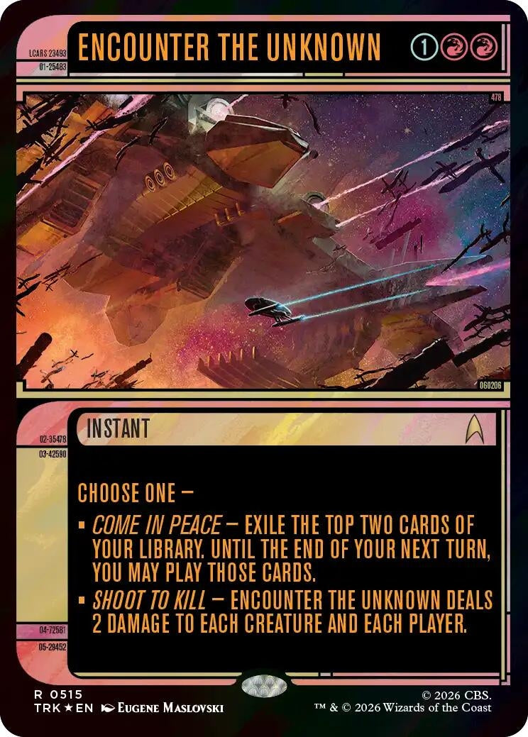 Image for Encounter the Unknown (Showcase) (Surge Foil) (515) (TRK) - Magic: The Gathering