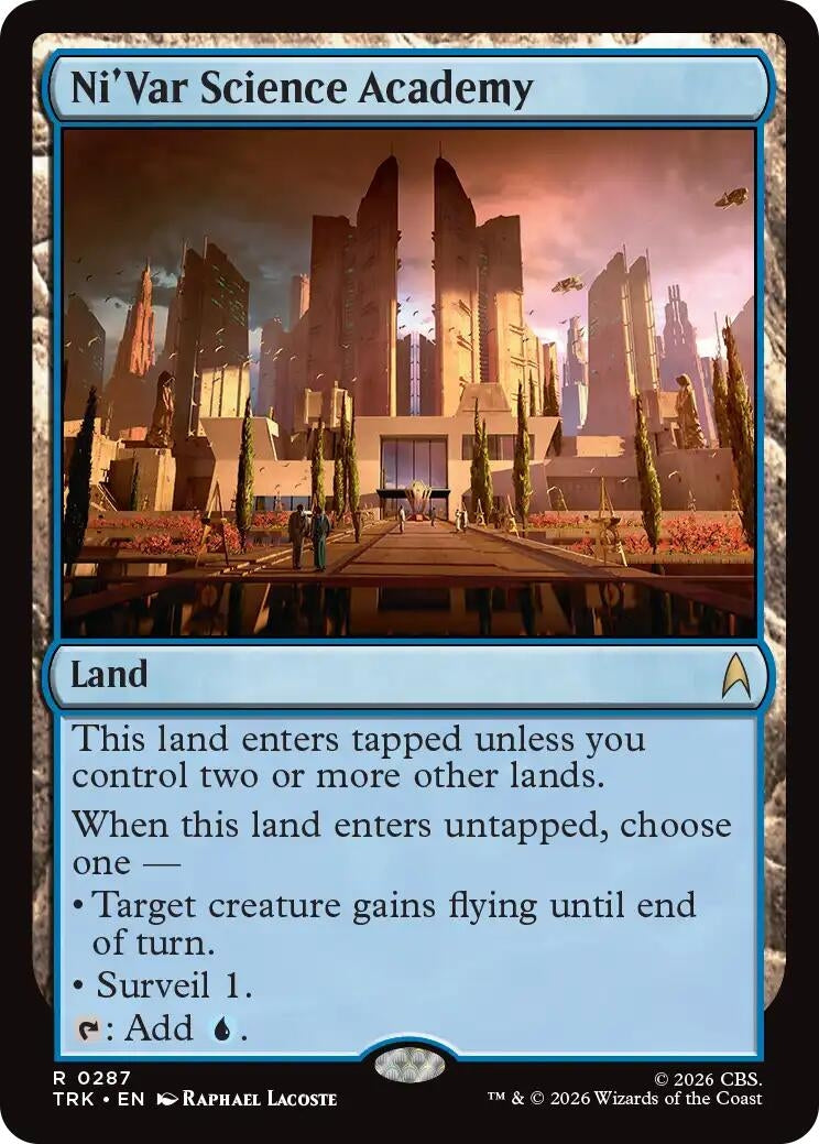 Image for Ni'Var Science Academy (287) (TRK) - Magic: The Gathering