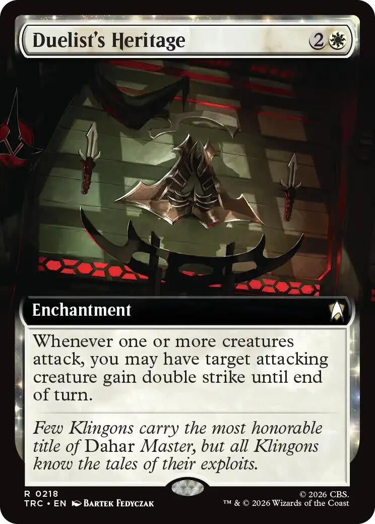Image for Duelist's Heritage (Extended Art) (218) (TRC) - Magic: The Gathering