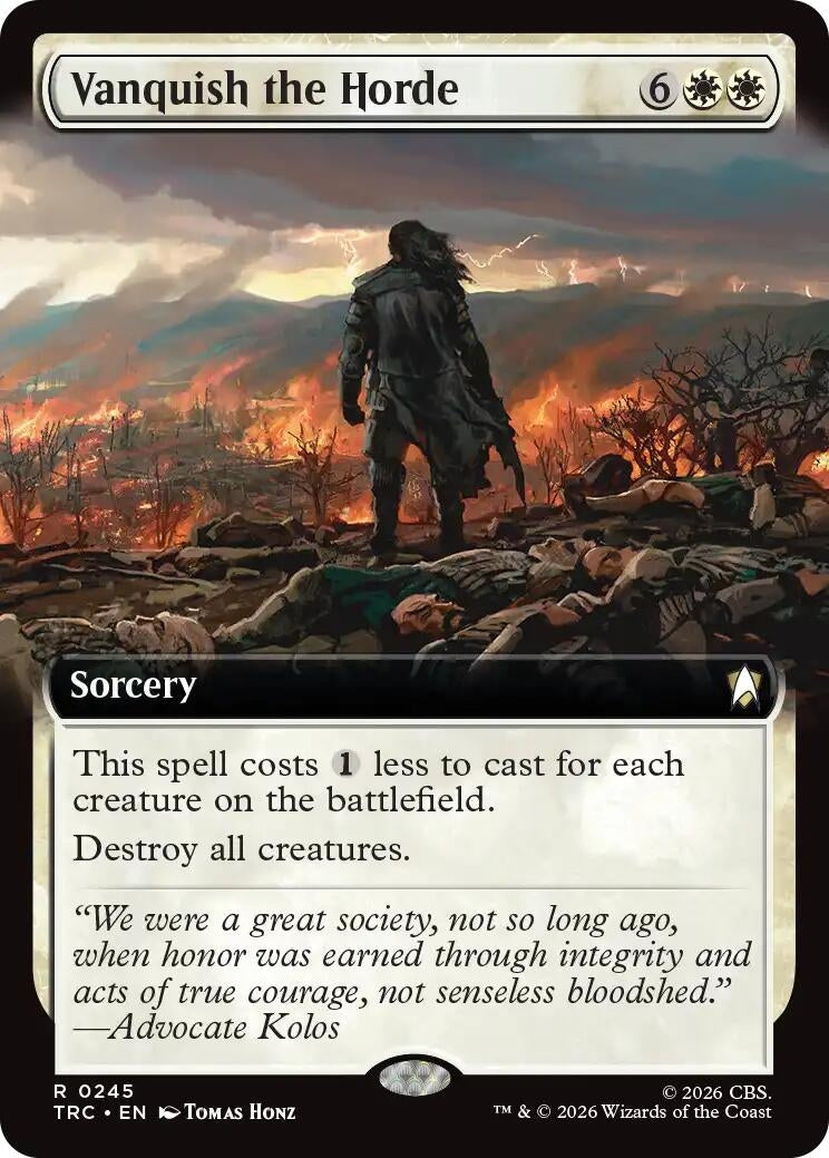 Image for Vanquish the Horde (Extended Art) (245) (TRC) - Magic: The Gathering