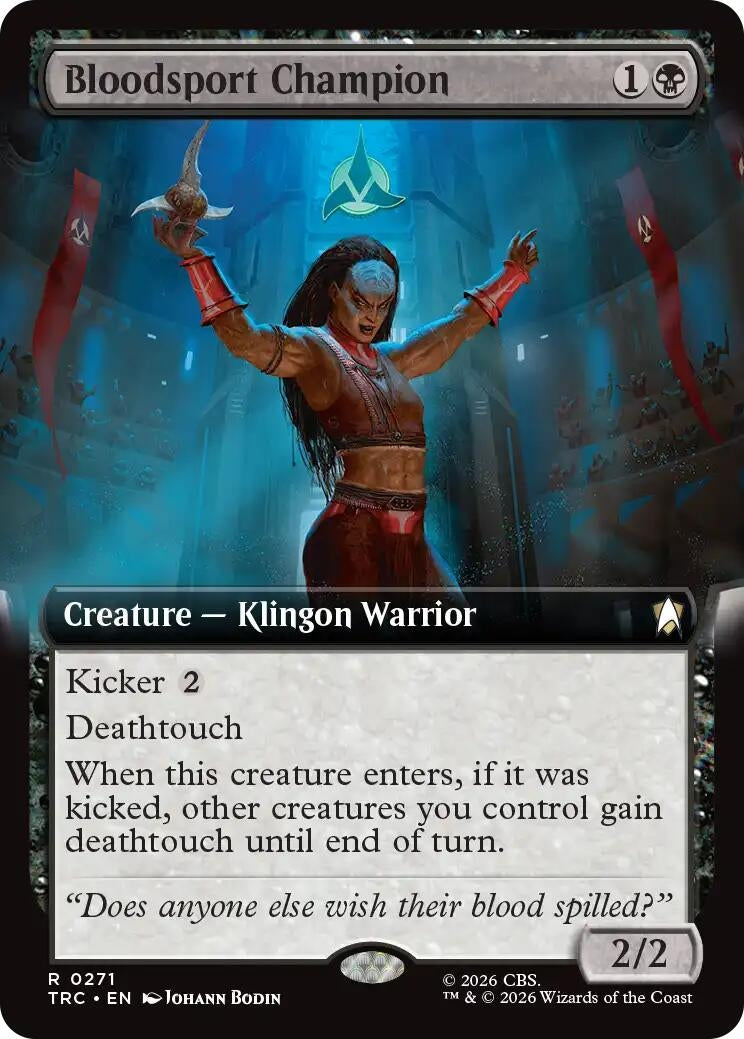 Image for Bloodsport Champion (Extended Art) (271) (TRC) - Magic: The Gathering