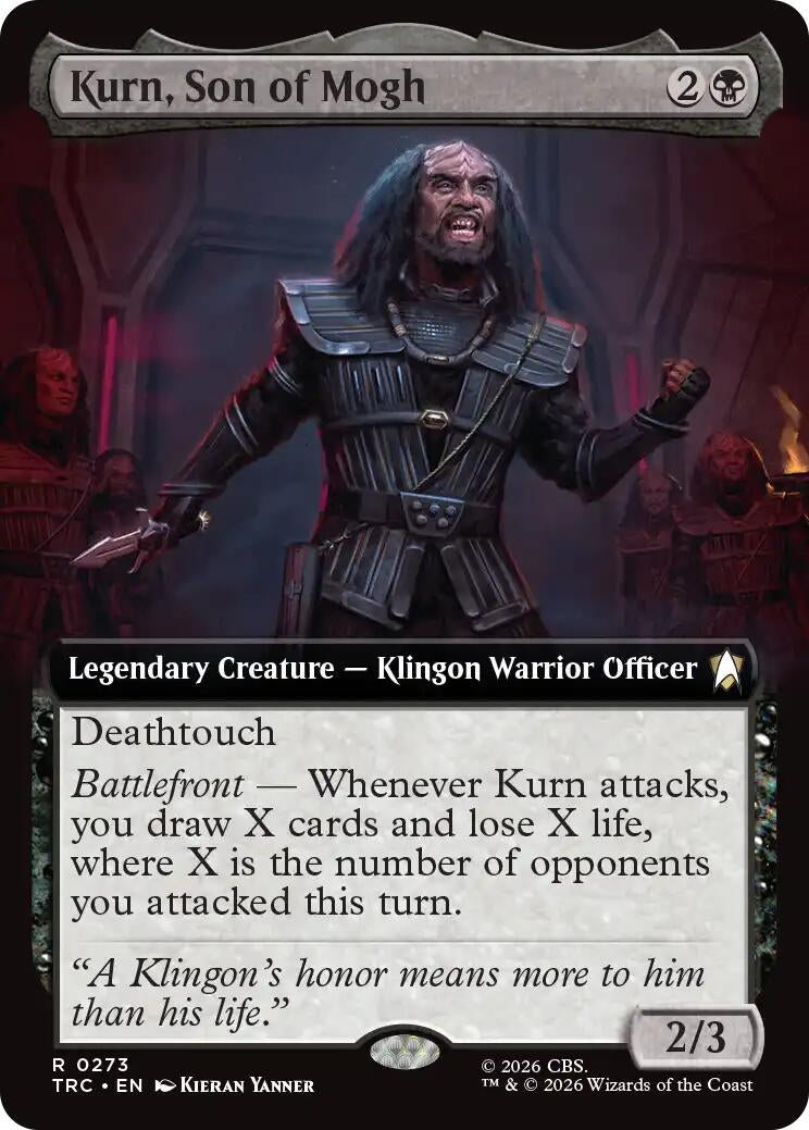 Image for Kurn, Son of Mogh (Extended Art) (273) (TRC) - Magic: The Gathering