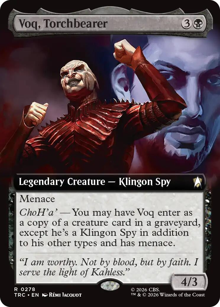 Image for Voq, Torchbearer (Extended Art) (278) (TRC) - Magic: The Gathering