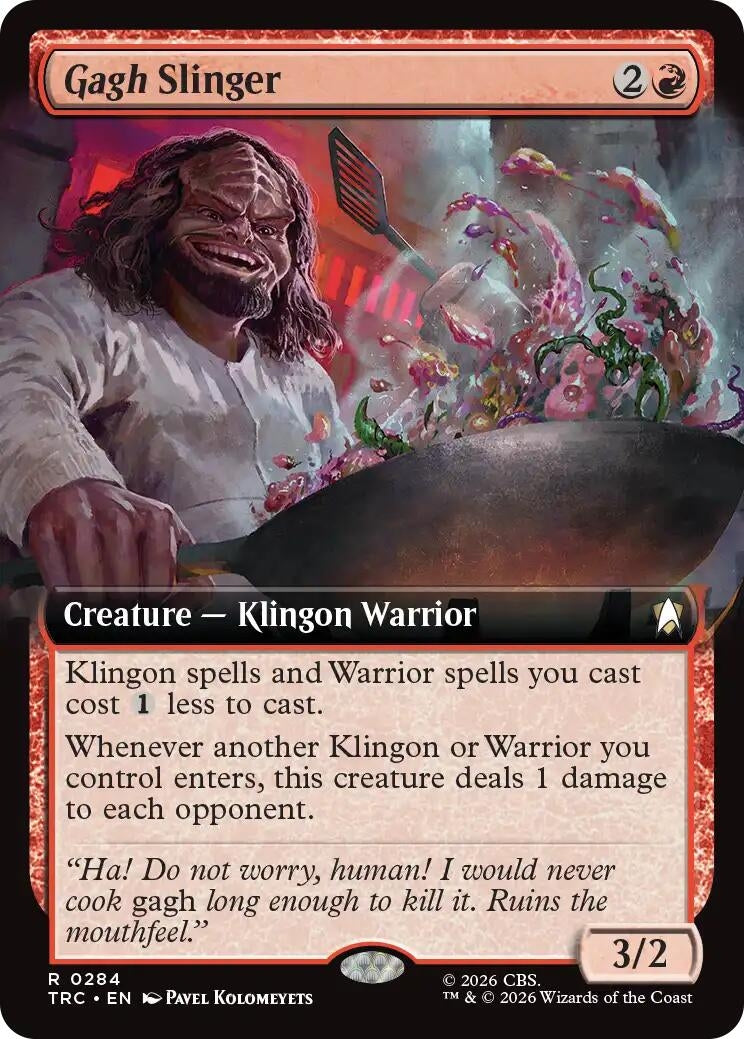 Image for Gagh Slinger (Extended Art) (284) (TRC) - Magic: The Gathering