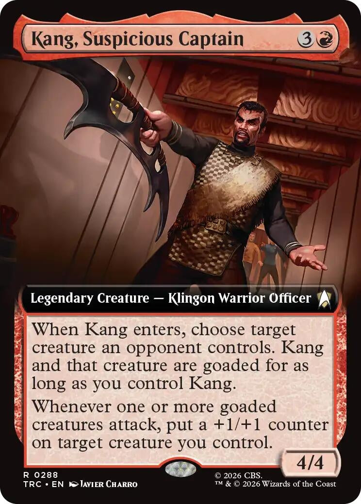 Image for Kang, Suspicious Captain (Extended Art) (288) (TRC) - Magic: The Gathering