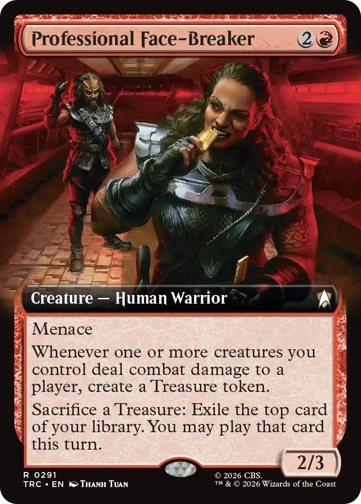 Image for Professional Face-Breaker (Extended Art) (291) (TRC) - Magic: The Gathering