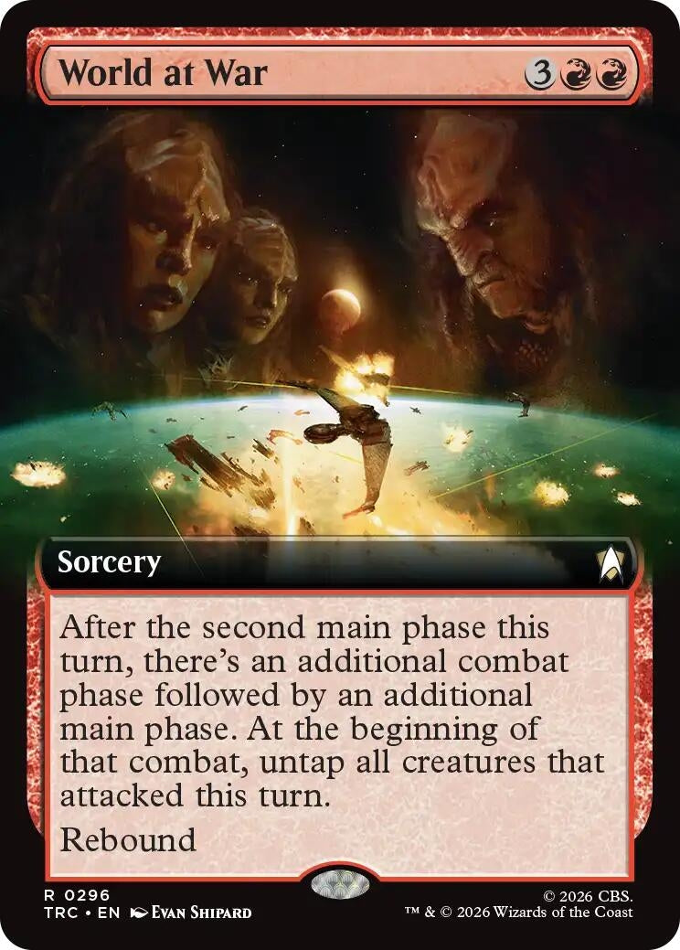 Image for World at War (Extended Art) (296) (TRC) - Magic: The Gathering