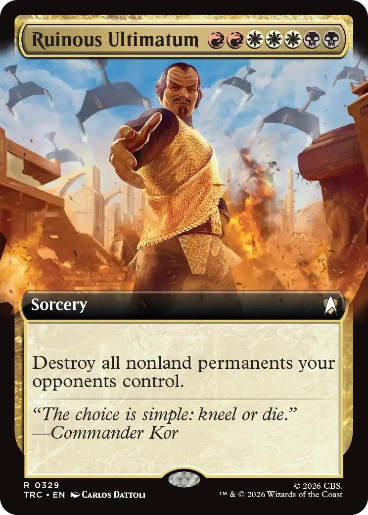 Image for Ruinous Ultimatum (Extended Art) (329) (TRC) - Magic: The Gathering