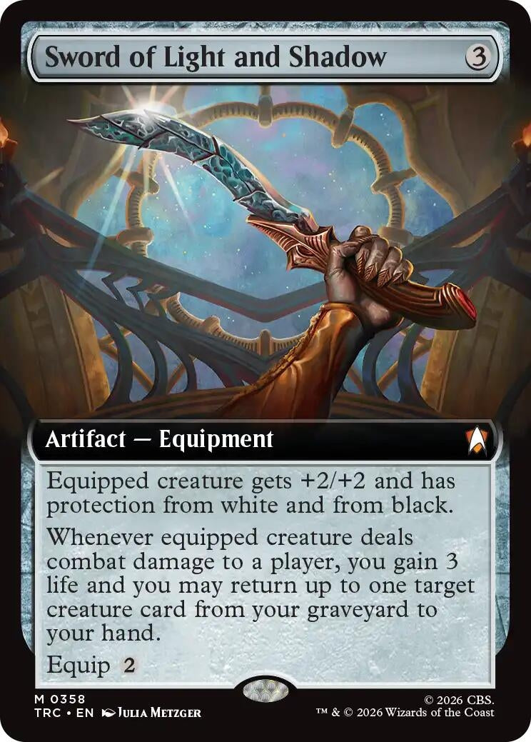 Image for Sword of Light and Shadow (Extended Art) (358) (TRC) - Magic: The Gathering