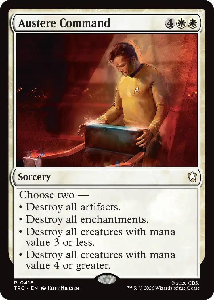 Image for Austere Command (418) (TRC) - Magic: The Gathering