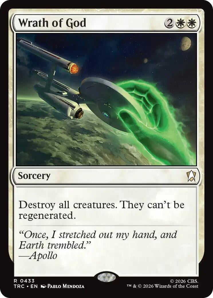 Image for Wrath of God (Surge Foil) (433) (TRC) - Magic: The Gathering