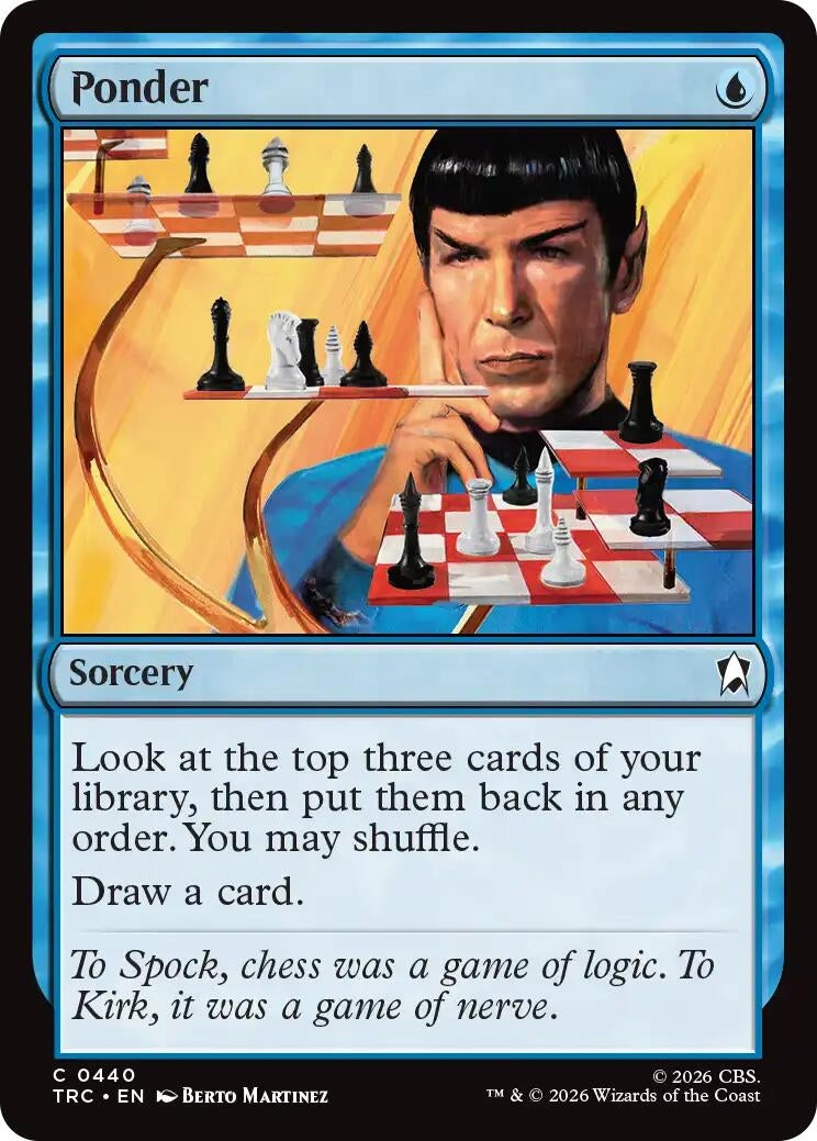 Image for Ponder (440) (TRC) - Magic: The Gathering