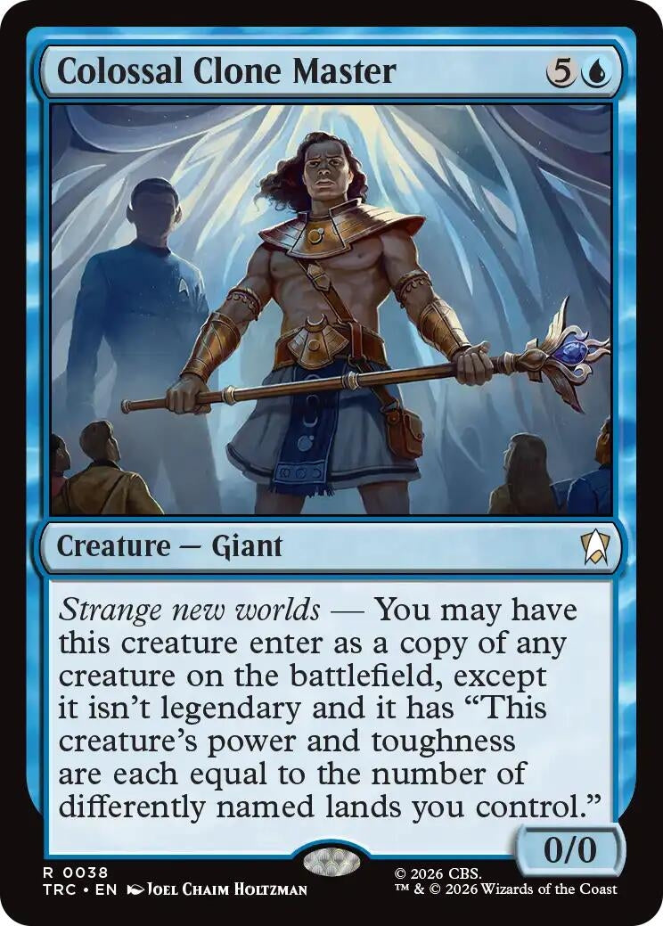 Image for Colossal Clone Master (Surge Foil) (38) (TRC) - Magic: The Gathering
