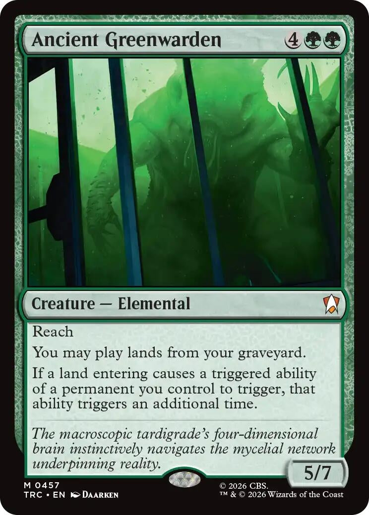 Image for Ancient Greenwarden (457) (TRC) - Magic: The Gathering